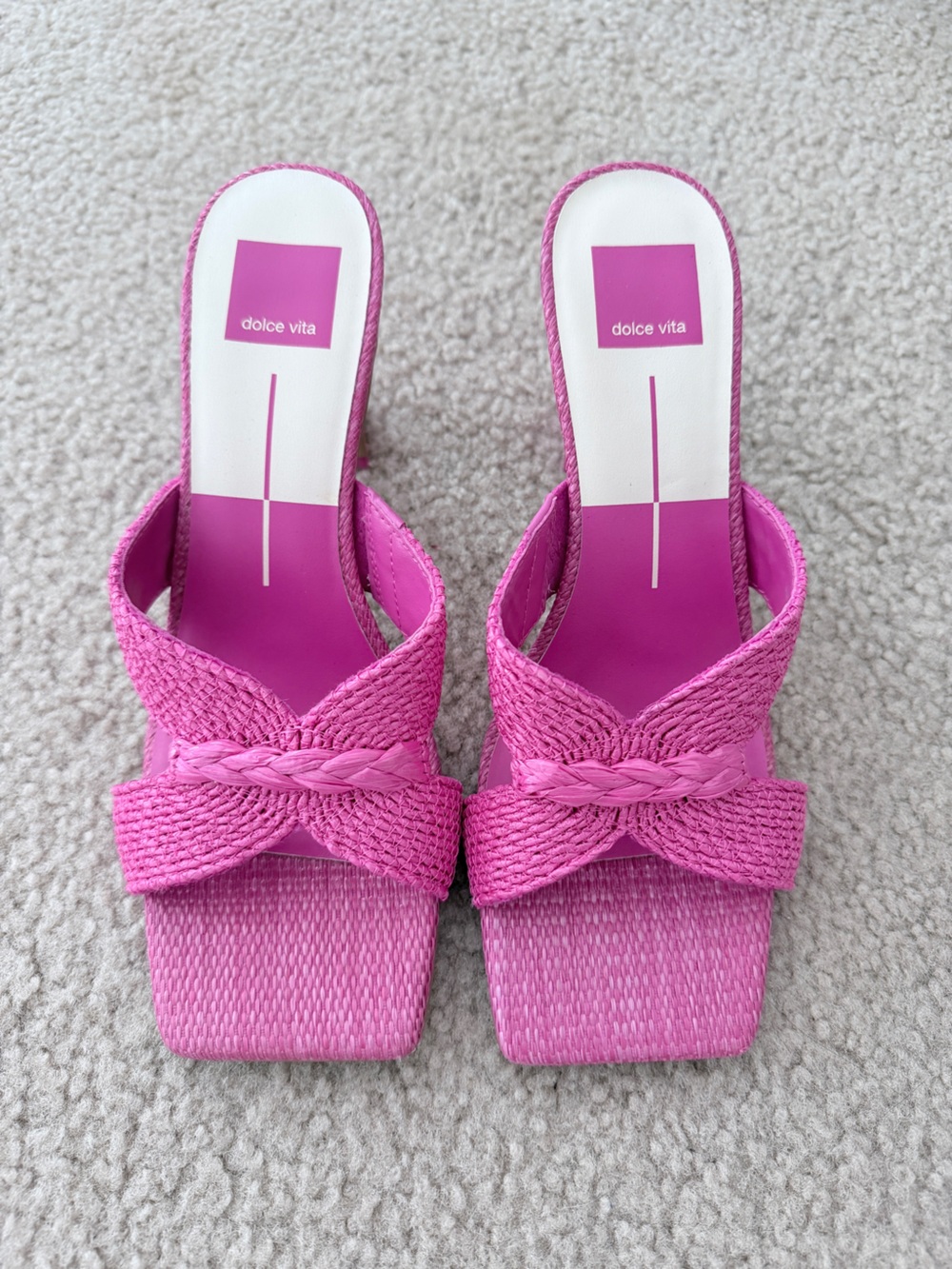 NWOT Dolce Vita Square Toe Heeled Sandals